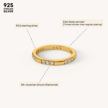 Elira Spark Band in 92.5 Sterling Silver