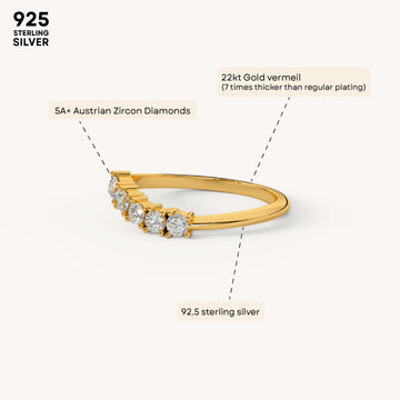 Twist of Elegance Ring in 92.5 Sterling Silver