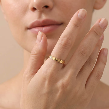 Textured Band Ring