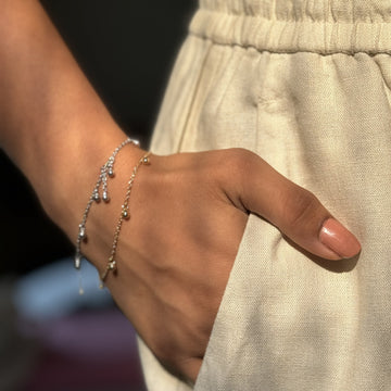 Elegant Harmony Bracelets in Sterling Silver