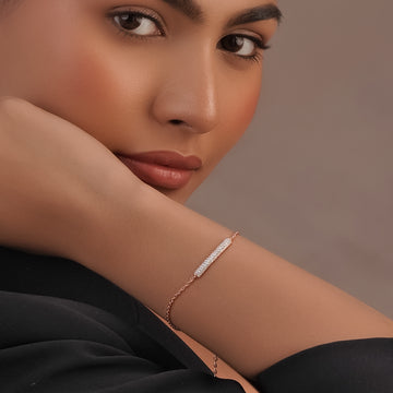 Bling Bar Sparkle Bracelet in 92.5 Sterling Silver