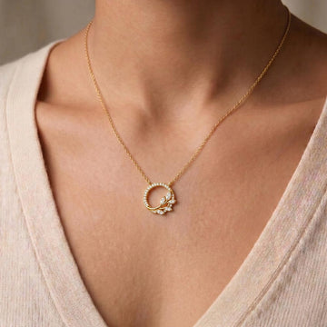 Eternity Mom Necklace in 92.5 Sterling Silver
