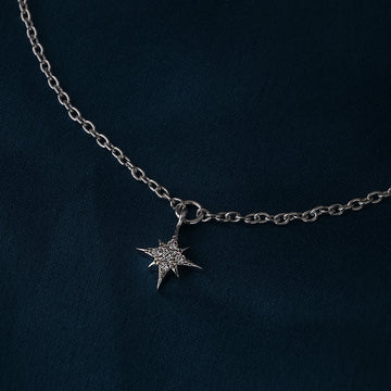 Northern Star Anklet in 92.5 Sterling Silver