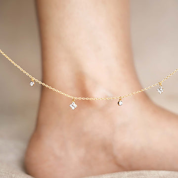 Chaaya Anklet in 92.5 Sterling Silver