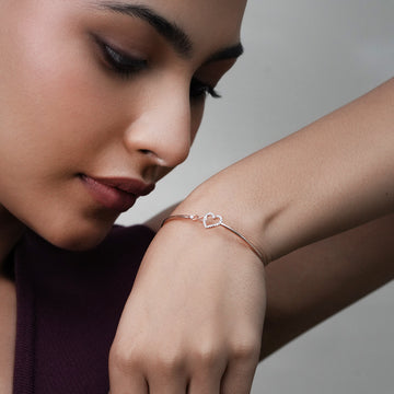 Eternal Love Bangle in 92.5 Sterling Silver
