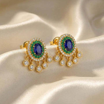 Neel-Harit Drop Earring in 92.5 Sterling Silver