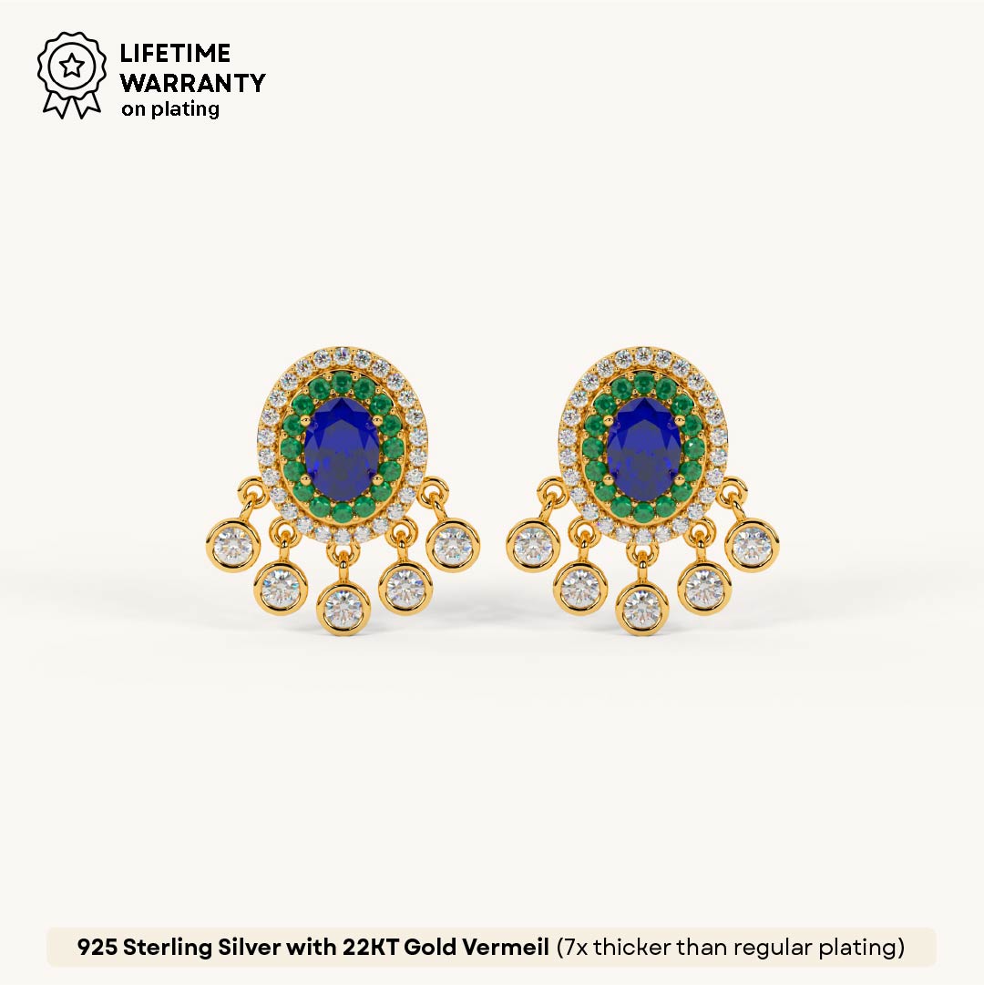 Neel-Harit Drop Earring in 92.5 Sterling Silver