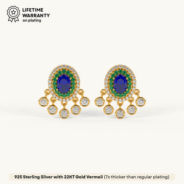 Neel-Harit Drop Earring in 92.5 Sterling Silver