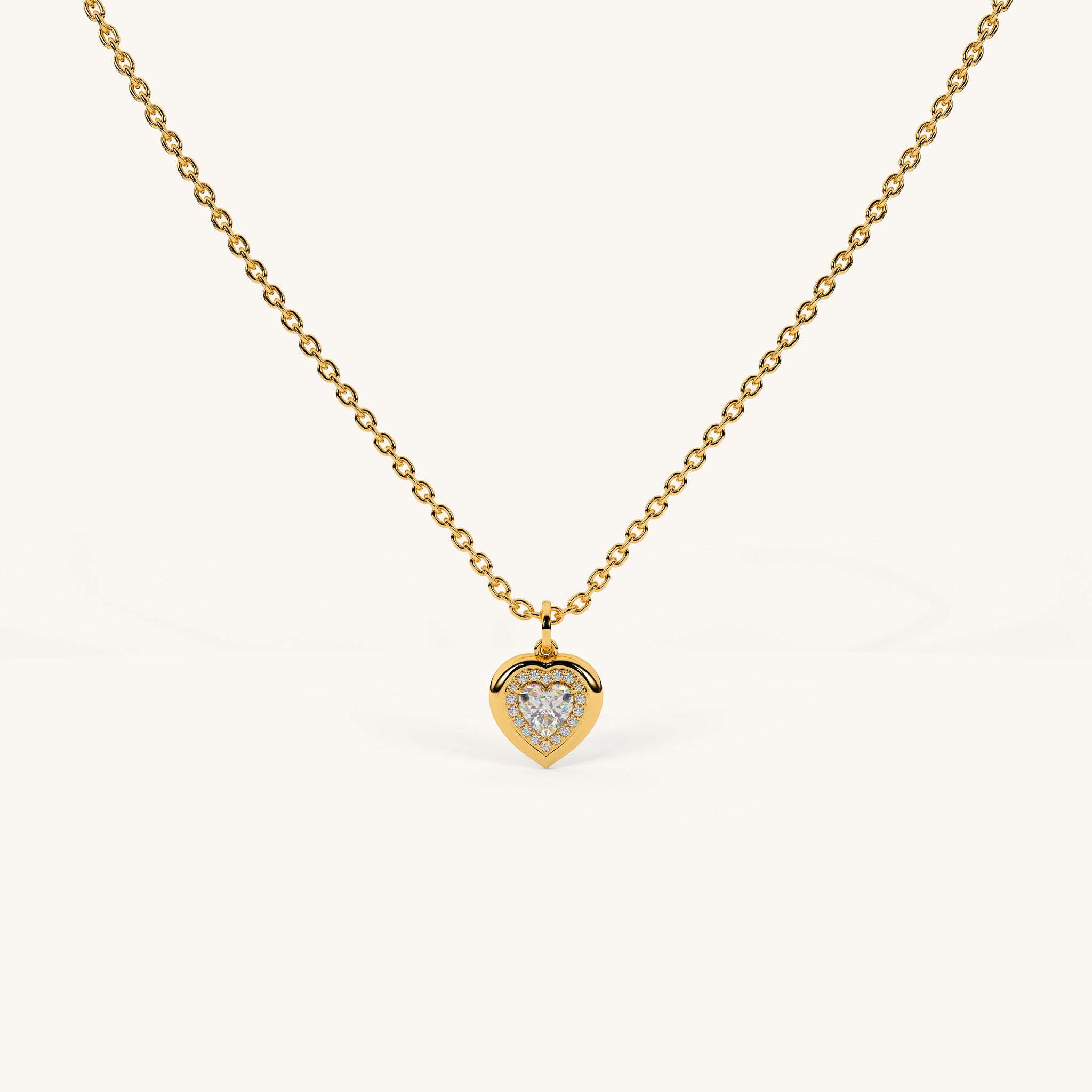 Glimmer Core Heart Pendant in 92.5 Sterling Silver