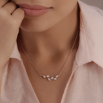 Petaline Necklace in 92.5 Sterling Silver