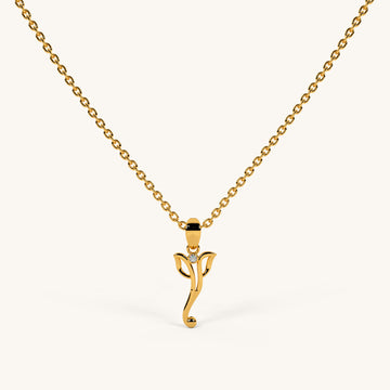 Ganpati Grace Necklace in 92.5 Sterling Silver