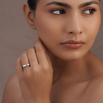Nova Dome Band in 92.5 Sterling Silver