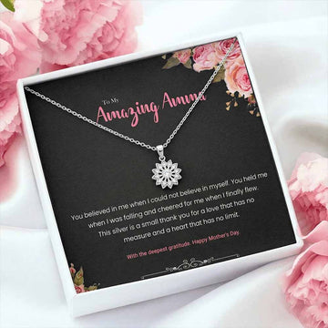 Amma's Radiance Mom's Necklace in 92.5 Sterling Silver