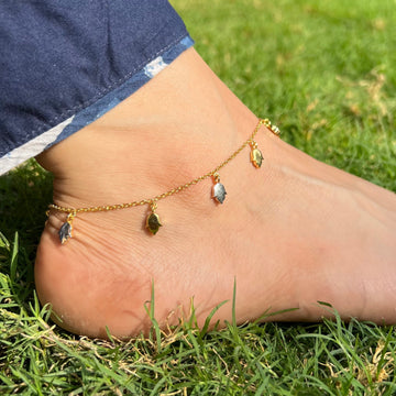 Charming Hamsa Anklet