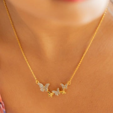 Shining Titli Necklace