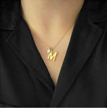 Poise Initial Necklace