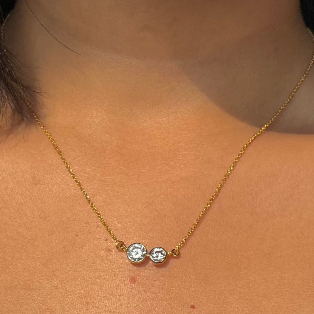 Twin Moon Necklace