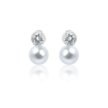 Studded Pearl Earrings