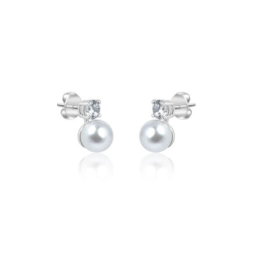 Studded Pearl Earrings