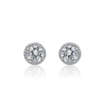 Classic Round Solitaire Studs