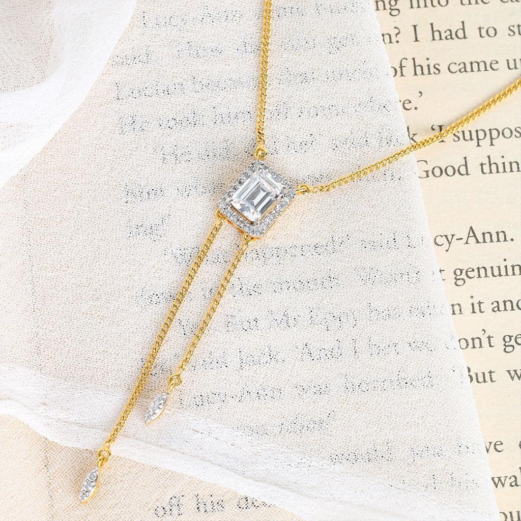 Baguette Necklace