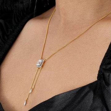 Baguette Necklace