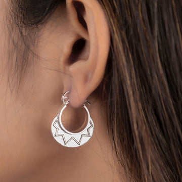 Pentas Mini Hoop Earring